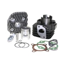 Cylinder kit 50ccm cylinder head + spark plug for minarelli lying AC air-cooled