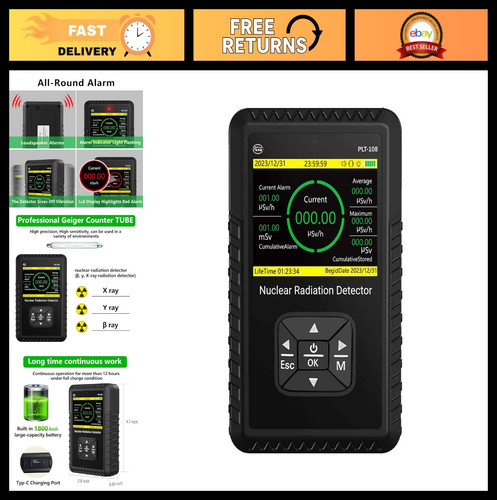 Portable radiation detector - portable,