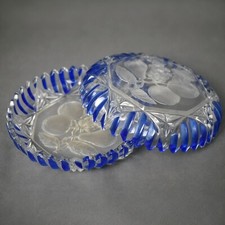 Ancien Pot en Verre Taillé -