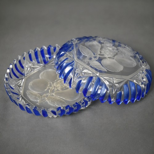 Ancien pot verre taillé - ancien,