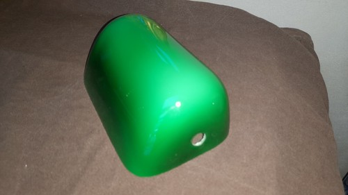 Abat jour opaline - en, verte