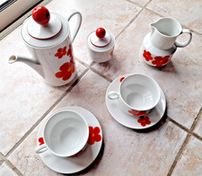 Service petit déjeuner tête à tête porcelaine de bavière 1970