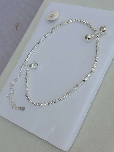 Bracelet cheville argent - de,