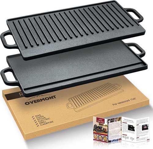 Poêle grill réversible - poêle,