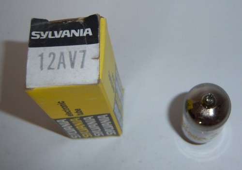Sylvania 12av7 ampoule tube - sylvania,