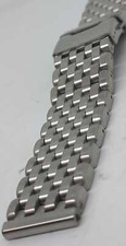 Bracelet Inox Massif Haute Qualité Satiné Mm16-18-20-22-24 Type Breitling