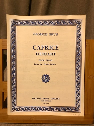 Georges brun caprice enfant - georges,
