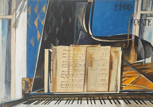Piano forte unique - 60x, 45