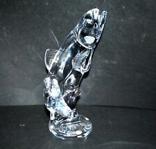 SEVRES Sculpture Fish Statue Trout Salmon DESIGN 1960 in Sèvres Crystal