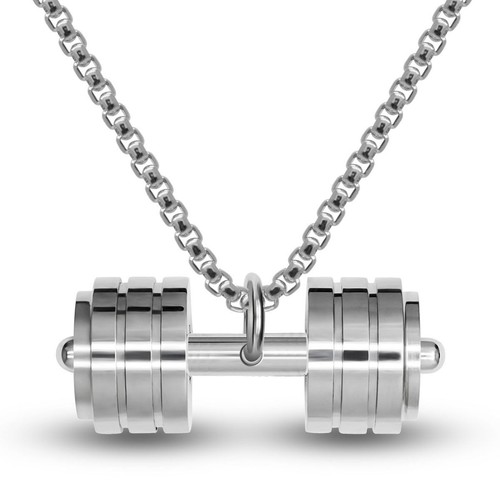 Haltère pendentif fitness - haltère,