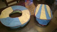 VINTAGE VESPA PIAGGIO VBB FAUX LEATHER MOTORCYCLE SEAT COVERS + ORIGINAL WHEEL COVERS