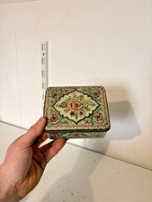 Ancien Boîte Métallique Thé