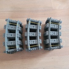 Lot de 30 rails courbés gris