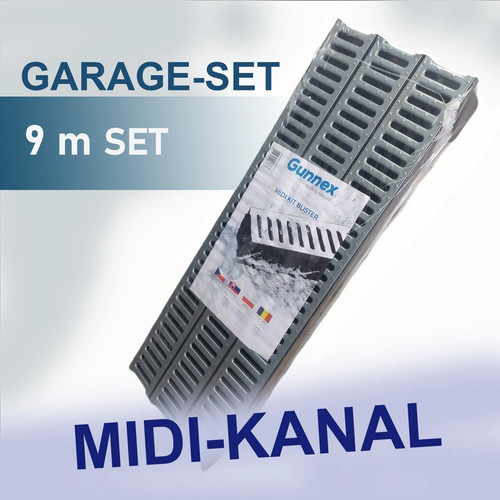 Kit caniveau drainage 9m - drainage,