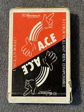 Vintage 54 Card Set, A.C.E, Bridge, Poker, Canasta