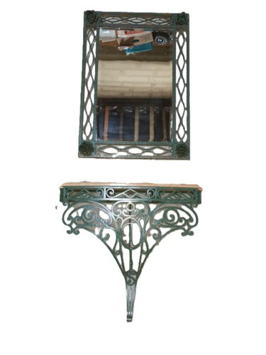 Bel ensemble console miroir - console,