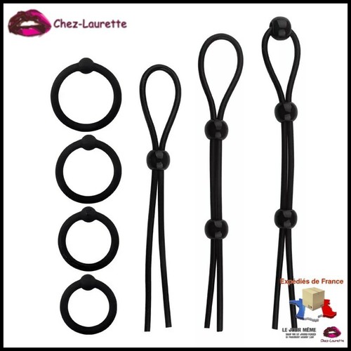 Kit cockring lasso réglable - cockring,