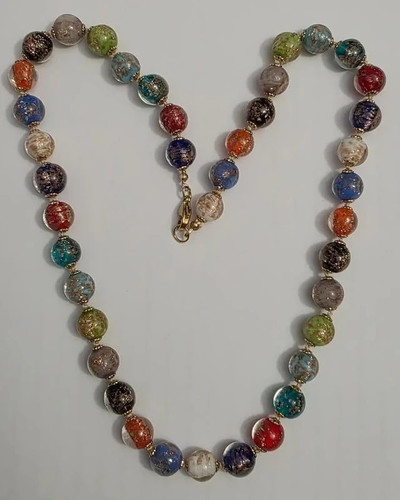 Collier verre murano - collier,
