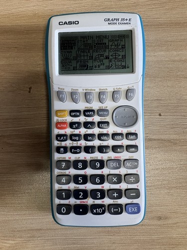 Casio graph mode examen - graph, 35+e