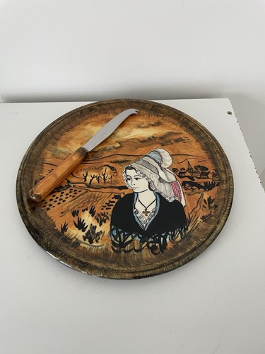 Plateau fromages signé - plateau, à