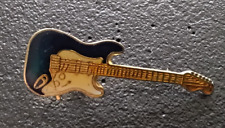 Pin's Music Electric Guitar Black and White VGC (809)