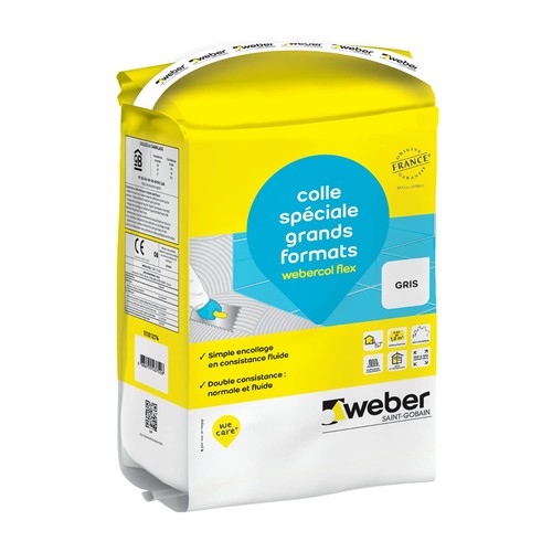 Colle carrelage gris 5kg - carrelage,