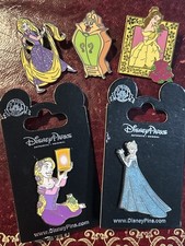 5 Disney Princes Pins W/ Armoire the Enchanted Wardrobe Beauty & The Beast 2012