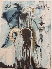 Grande estampe signée Dali