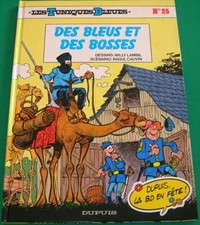 LES TUNIQUES BLEUES N. 25 - DES BLEUS ET DES BOSSES - LAMBIL, CAUVIN - DUPUIS