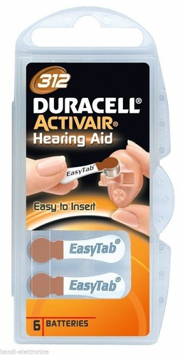 Duracell da312 acoustique - duracell,