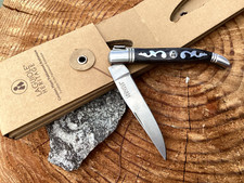 New/New Knife Knife - LAGUIOLE - Folding Knife - Inlaid Decor