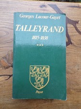449 G. Lacour Gayet Talleyrand