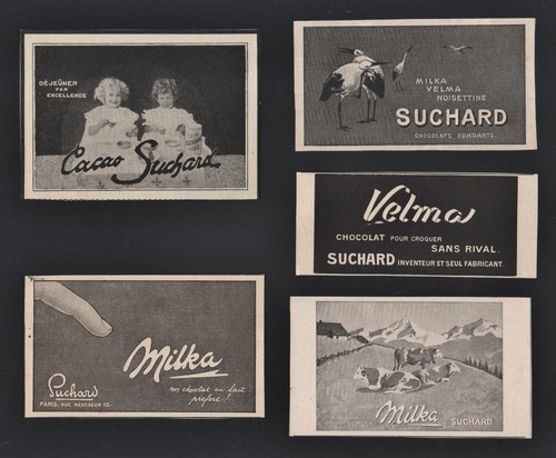 Lot pubs papier - pubs, 1905