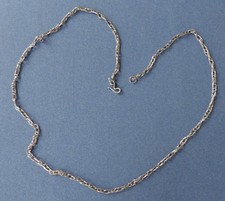 Solid Silver Necklace Chain Antique Silver Chain Jewelry