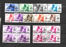CONGO BELGE : indépendance 1960 =  L 'ETAT DU KATANGA :série 9 timbres + 2 blocs