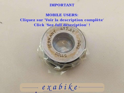 Roulement pour bmw r100rs - pour, de