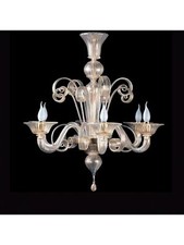 Lustre 5 Lumières Murano De