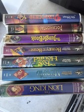 walt disney vhs tapes lot