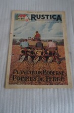 RUSTICA 27th year No. 15 April 11, 1954. Modern potato plantation
