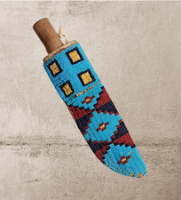 Housse de couteau indigène en