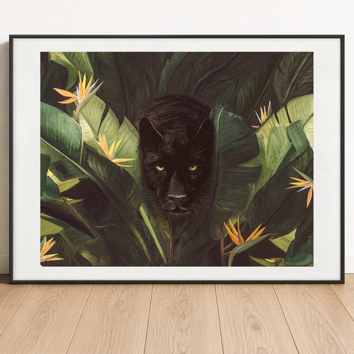 Hello panther print florent - panther,