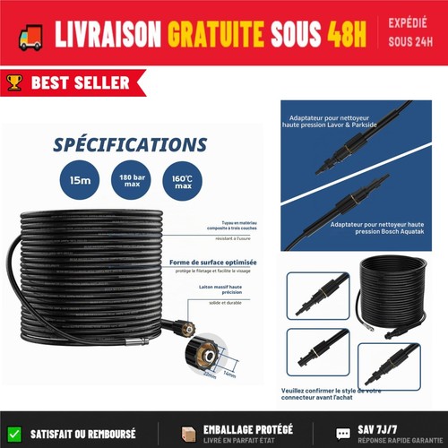 Tuyau déboucheur 15m pour - 15m,
