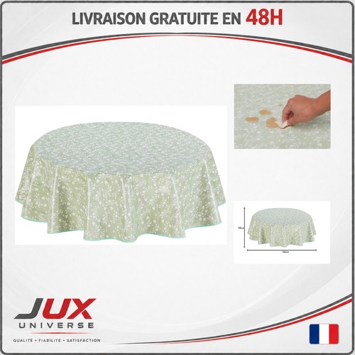 Nappe ronde toile cirée pvc - cirée,