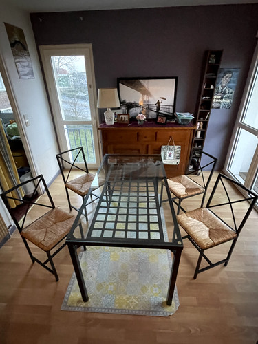 Table salle manger - salle, plateau