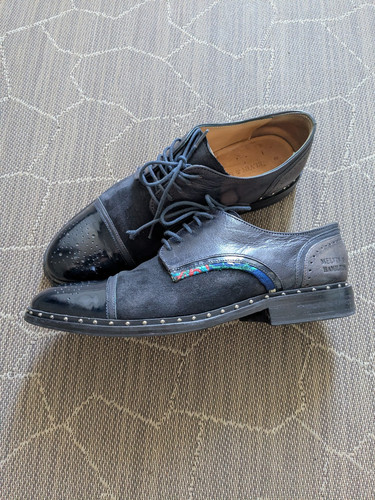 Derbies bleu marine melvin - bleu, &