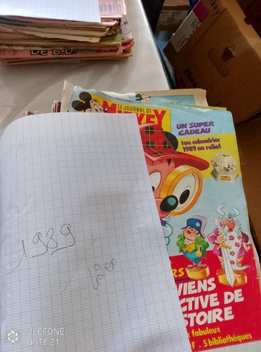 Journal mickey lot 720 - lot,