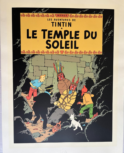 Herge serigraphie tintin le - ,
