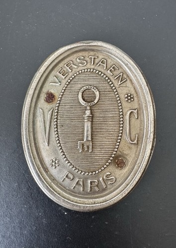 Ancienne plaque coffre - plaque, de