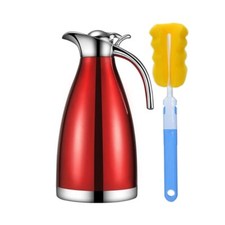 304 Stainless Steel Double Wall Insulated Carafe Anti-Leakage Anti-Fall...