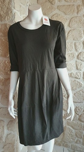 Robe unie marron - ,